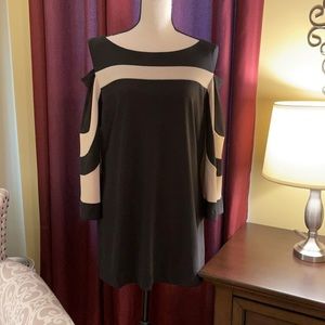 Boston Proper Cold-Shoulder Tunic Top
